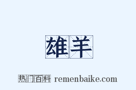 雄羊是什么意思的图片